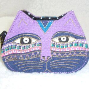 E-123 LAUREL BURCH SMALL KITTY CHANGE PURSE
